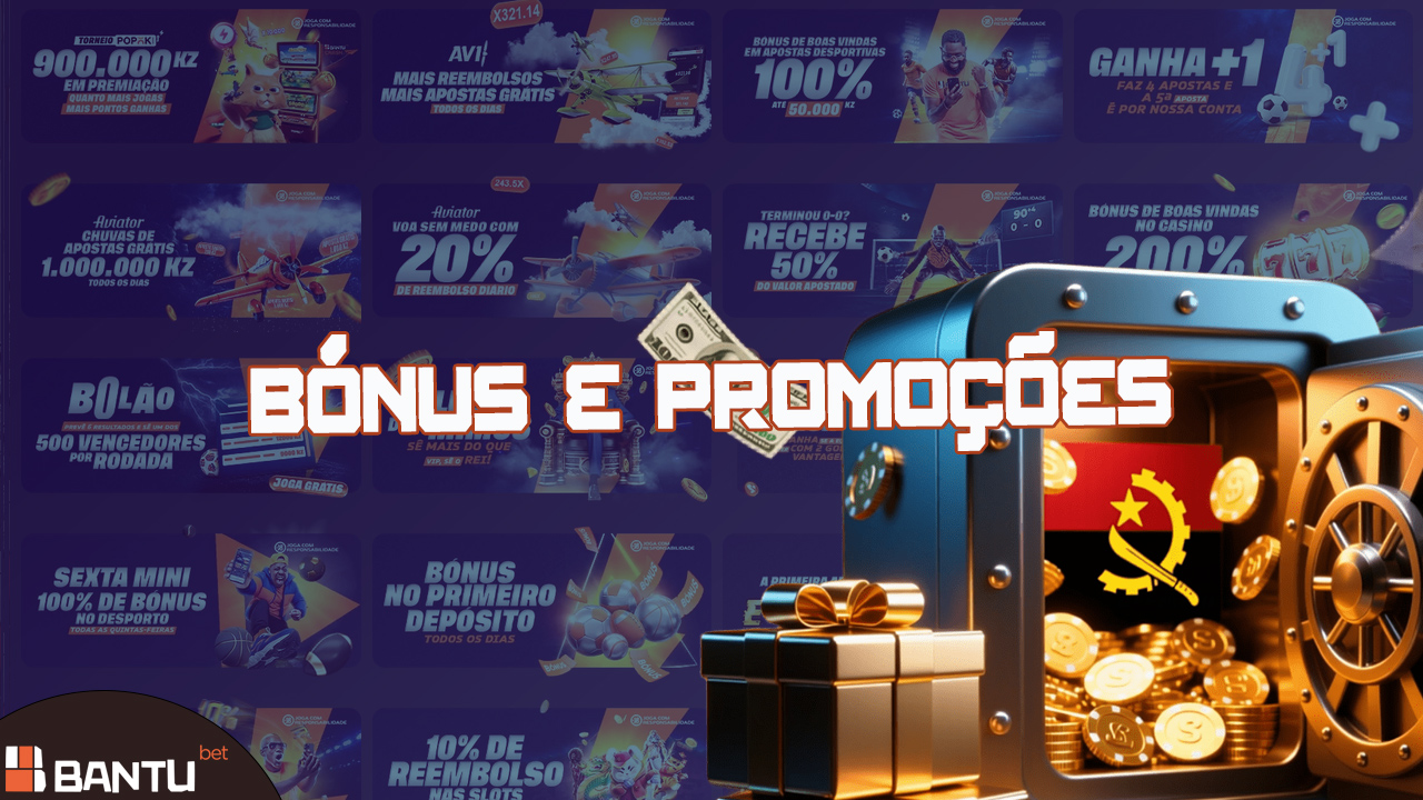 A BantuBet oferece uma variedade de bónus e promoções para jogadores novos e antigos.