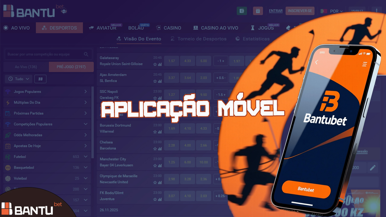A BantuBet oferece aos jogadores a sua aplicação móvel.